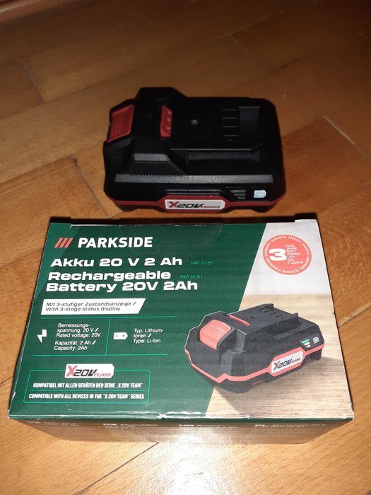 Acumulator Parkside 20v de 2Ah