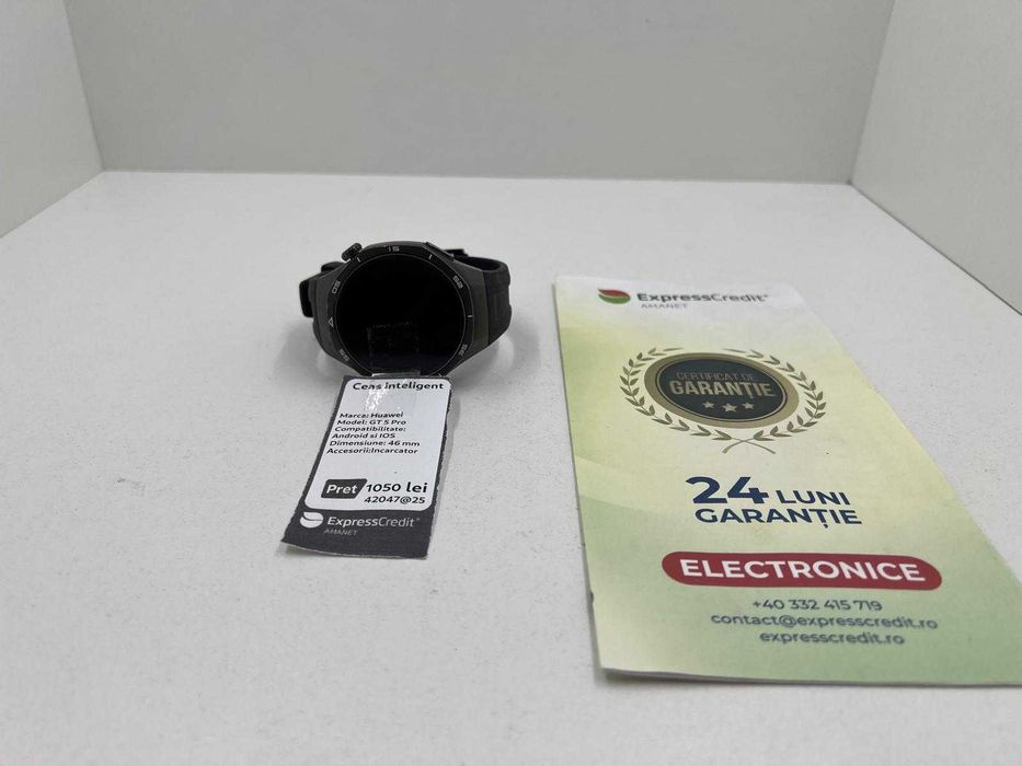 Smartwatch Huawei GT 5 Pro 46 mm  (Ag25 Belvedere B.42047) Garantie 2 ani!