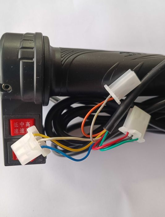 Масур, дръжка за газ за електрическа триколка