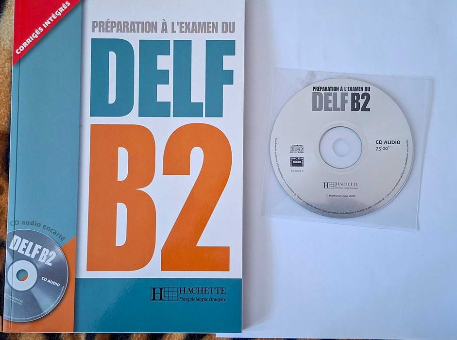 Учебник по  DELF   ниво В2 по френски език.