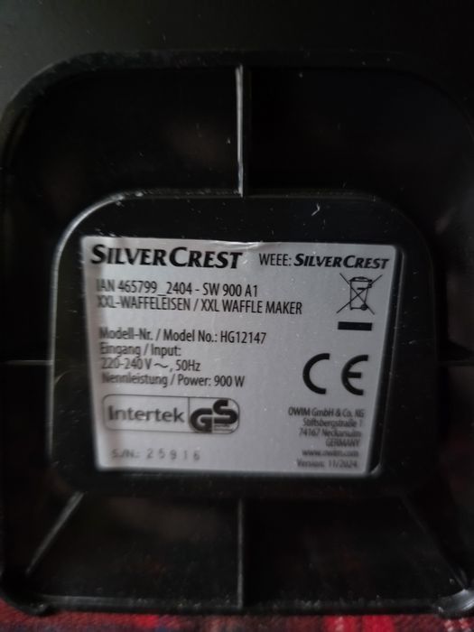 Гофретник silver crest