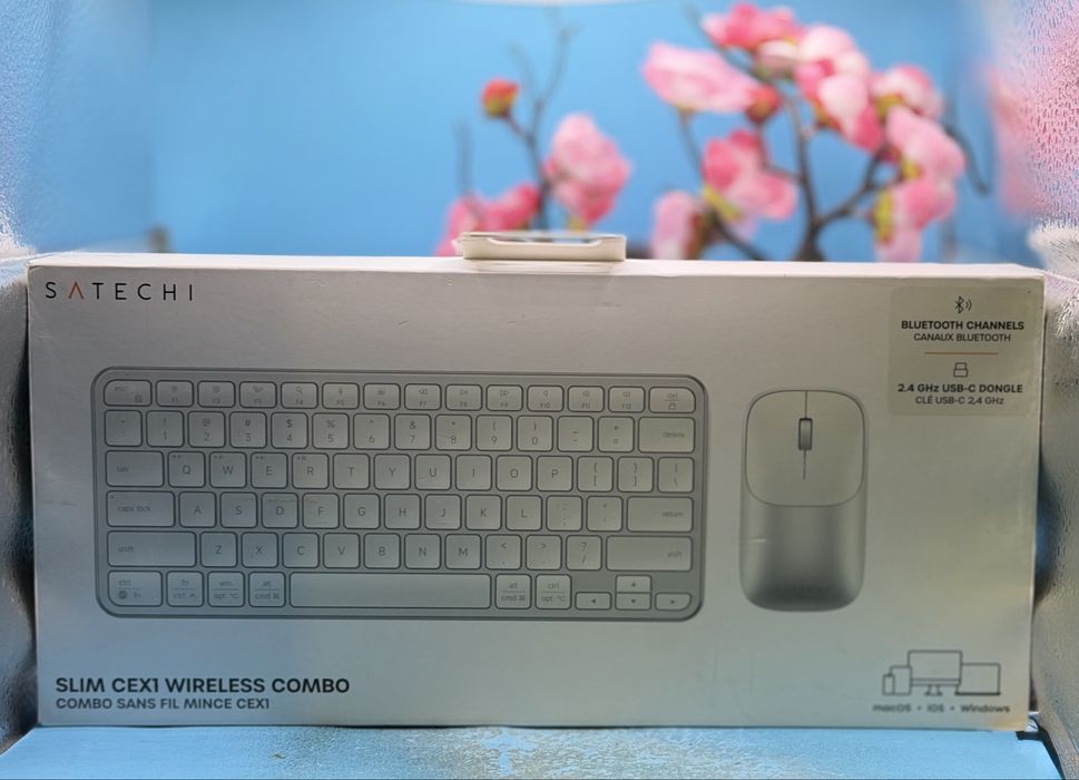 НОВО!!! Безжична клавиатура + мишка SATECHI SLIM CEX1 WIRELESS COMBO