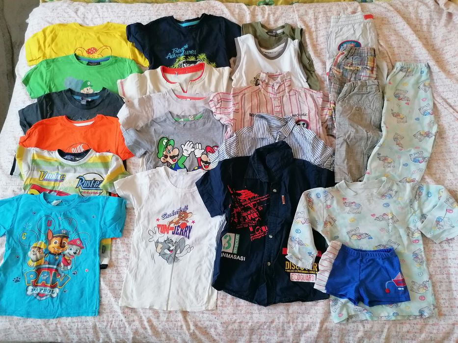 Летни дрехи и други 110-116см