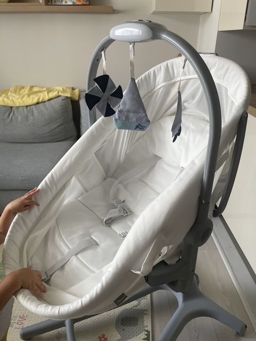 Chicco Baby Hug Air 4 в 1 White Snow – кошара, шезлонг и столче за хранене