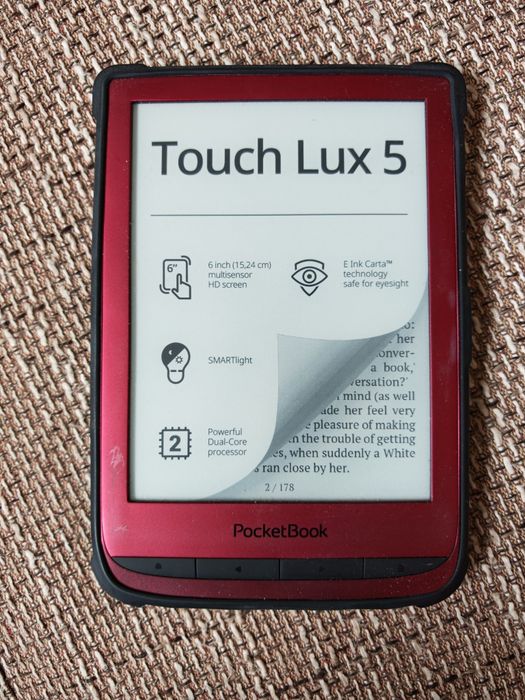 Продавам електронна книга Pocketbook Touch lux 5
