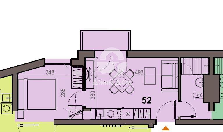 Продава се Двустаен апартамент в с. Равда, Област Бургас - 43 кв.м за 1884 €/кв.м - Снимка #2