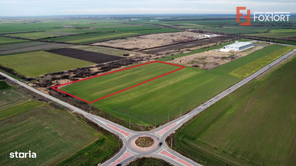 Teren industrial de vanzare de 25.000 mp, zona Deta