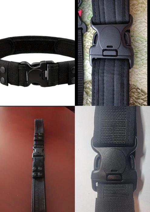 Centură tactică nailon, XL, negru