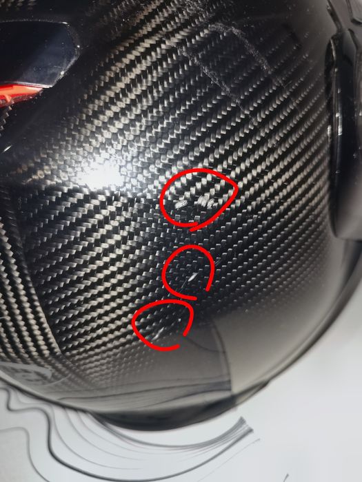 Cască moto X lite full Carbon
