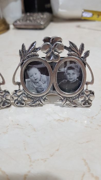 Rama foto argint 925,noua superba,ideal cadou,botez,bebe,copil,de efec