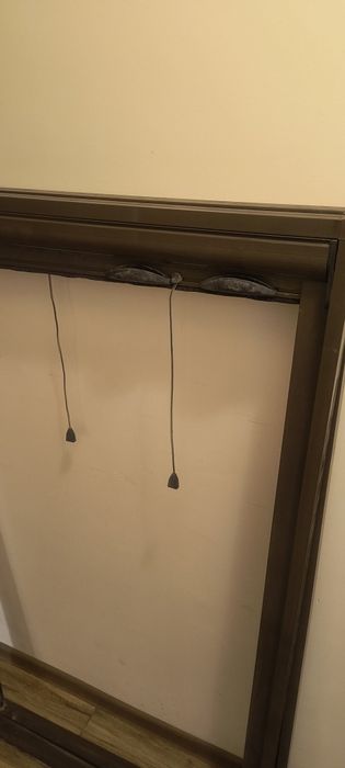 Алуминиеви ролетни комарници - кафяво 2 бр.