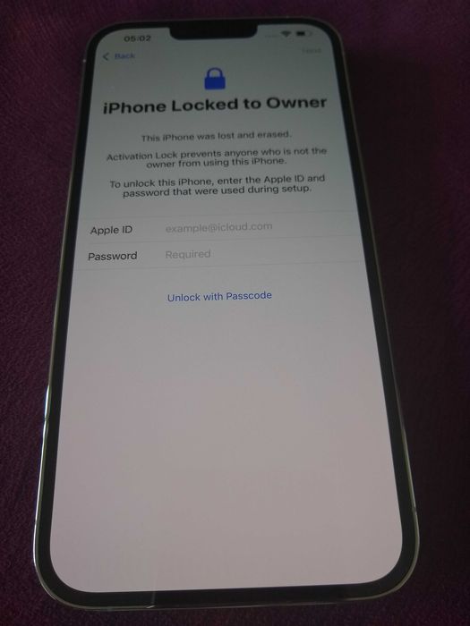 Iphone 13 Pro Max с Icloud