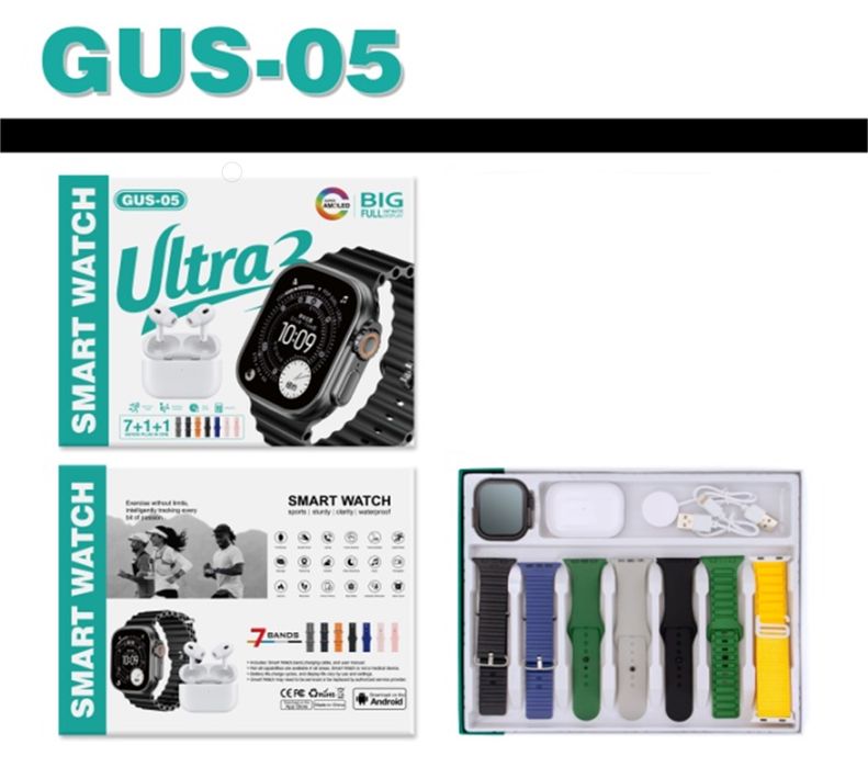 SMART часы GUS-005 7-ремешков
