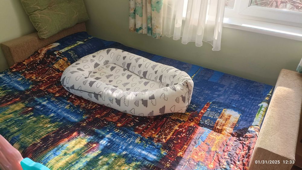 Гнездо за бебе от мемори пяна 45х70 х10