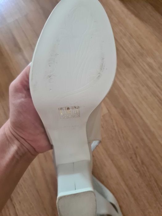 Sandale Veronesse din piele naturală, Nude