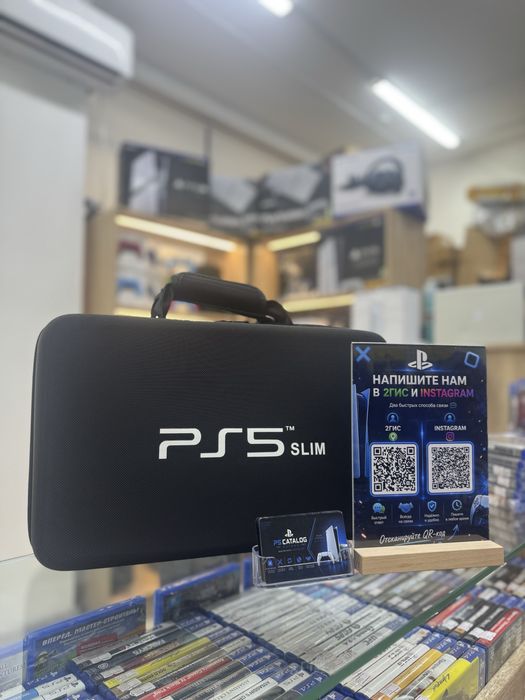 Сумка черная для ps5 slim новая
