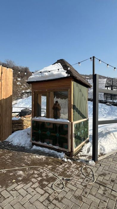 Деревяный будка утепленый готовый