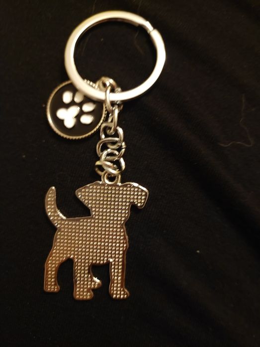 Ключодържател и чорапи на джак ръсел