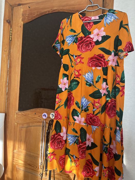 Платье хлопок р 48