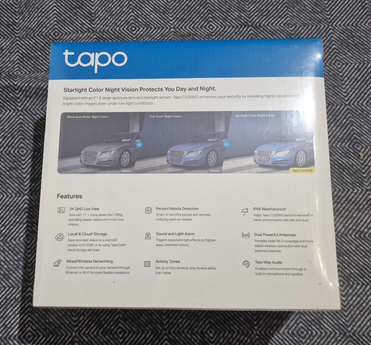 Camera de supraveghere TP-Link Tapo C320WS exterior