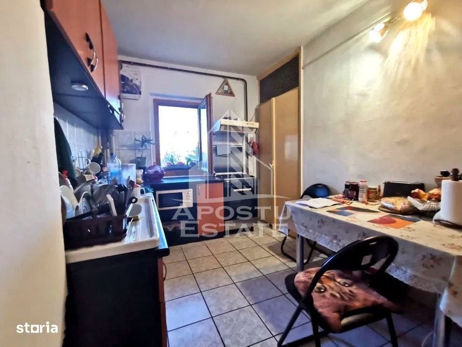 Apartament cu 3 camere de vanzare, 2 bai, zona Dambovita, Timisoara