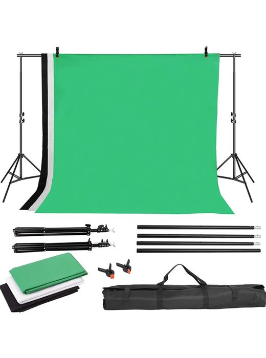 Фото система. Фонова система. 3бр. фото фон. видео. стойка. камера.фон