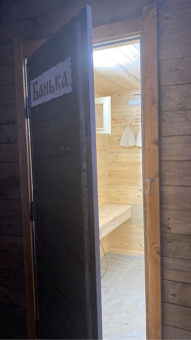 Мобильная баня с установкой