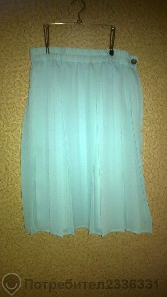 Красива Пола На Плисета Цвят - Резида