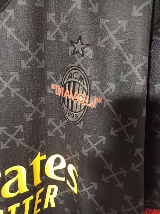 Tricou Ac Milan x Off White