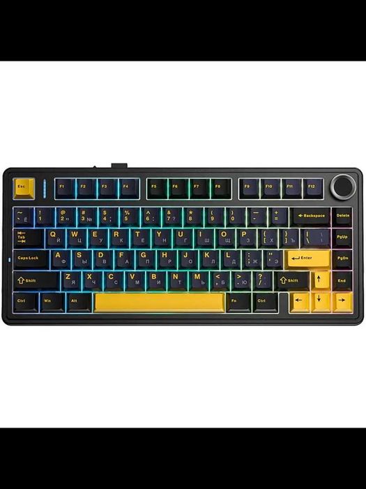 Механическая беспроводная клавиатура Aula F75 RU/EN оригинал