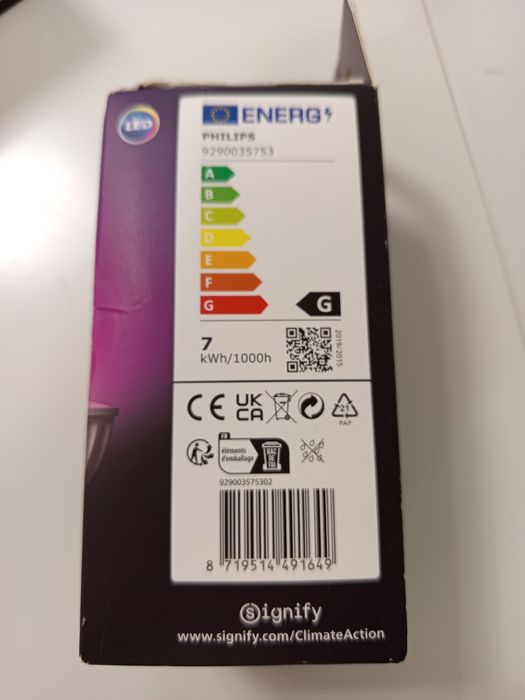 Philips Hue Set 2 becuri LED BT 6.3W GU5.3 400 lumeni