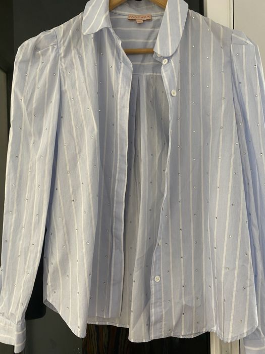 Рубашка со стразами