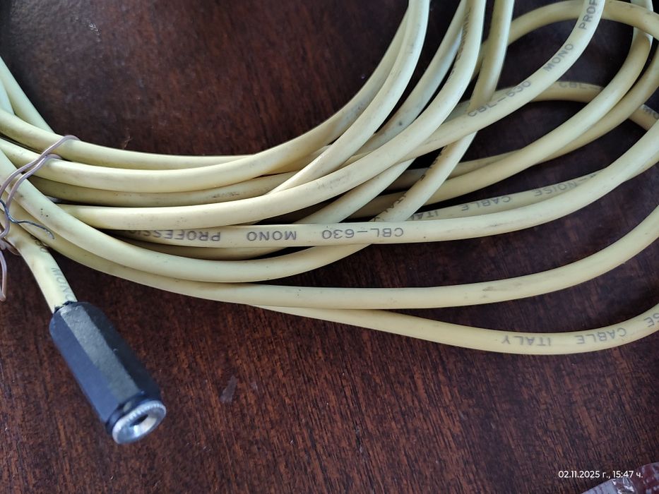 profesional low noise cable кабел за микрофон