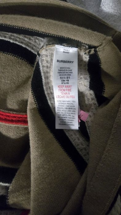 Оригинална рокля Burberry S