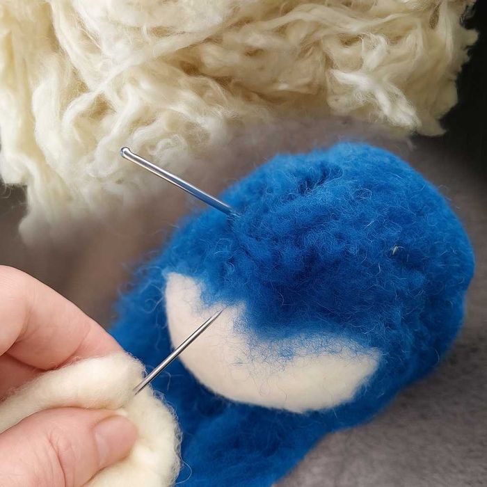 Вълна за Плъстене, Домашна прана вълна за пълнеж