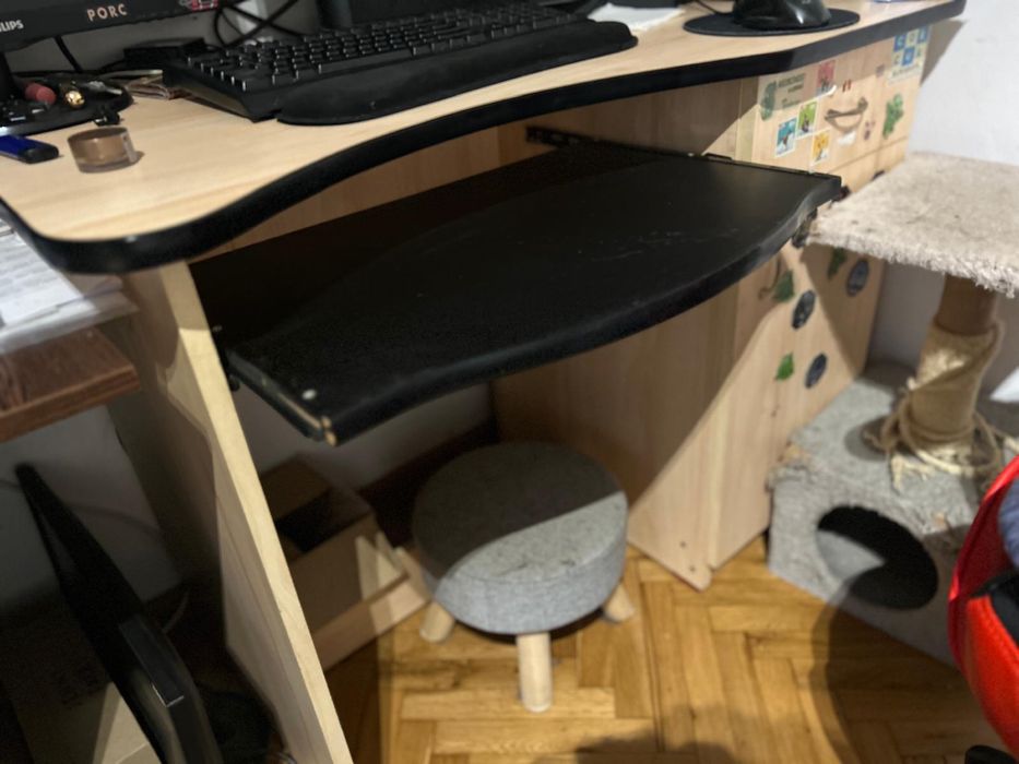 Masura cafea comoda TV alba lemn masiv birou