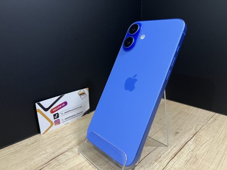 Iphone 16 Plus 128Gb Ultramarine Second-Hand Foarte Bun 3 ani garanție