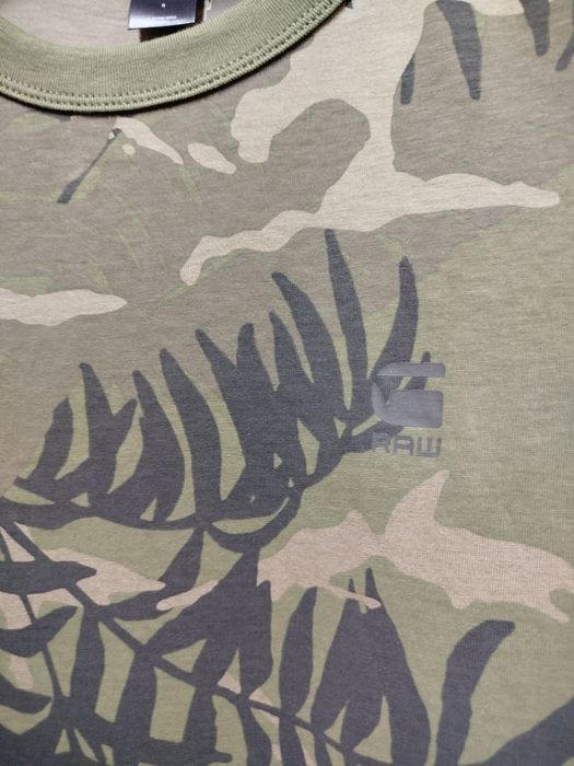 Оригинална тениска G-Star Raw S нова мъжка камуфлажна