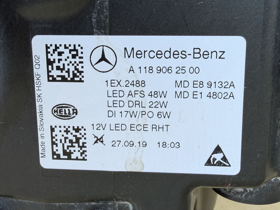 Faruri, Far stanga / Far dreapta Mercedes CLA C118 X118 Led High Performance