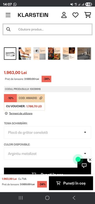 Grătar electric klarstein