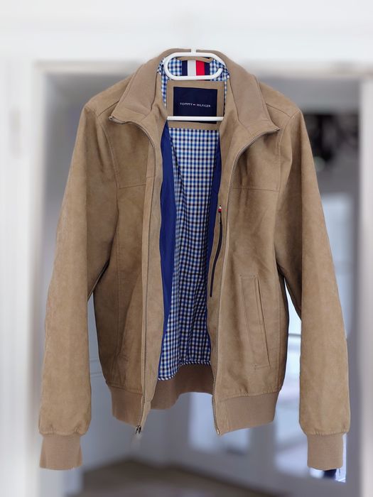 Geacă toamnă Tommy Hilfiger piele ecologică mărimea M