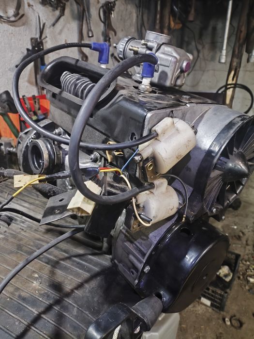 Двигатель снегоход рысь