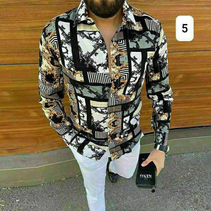 Camasa bărbați cu print modern