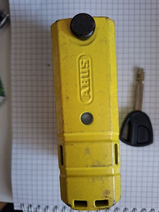 Blocator disc ABUS / Antifurt moto cu alarma