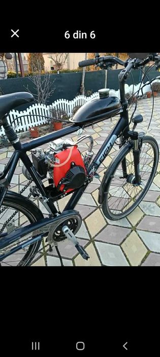 vand bicicleta cu motor in 4 timp noua  se poate vedea si testa in ploiesti
