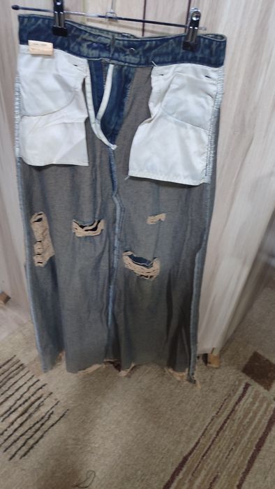 Юбка джинсовая на худеньких