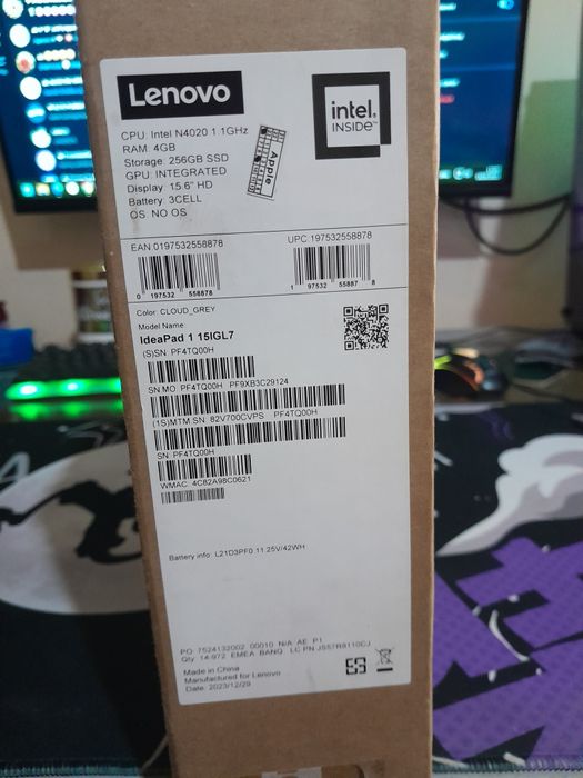 Kompyuter Notbuk (Notebook Lenovo IpeaPad 1 15IGL7]