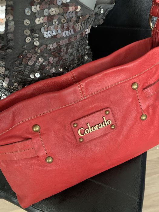 Страхотна маркива дамска чанта естествена кожа