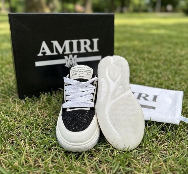 Adidasi Amiri MA1 Mesh Glitter Pietre - Full Box