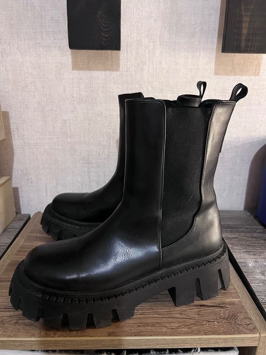 Ботинки кожаные женские , 39 размер